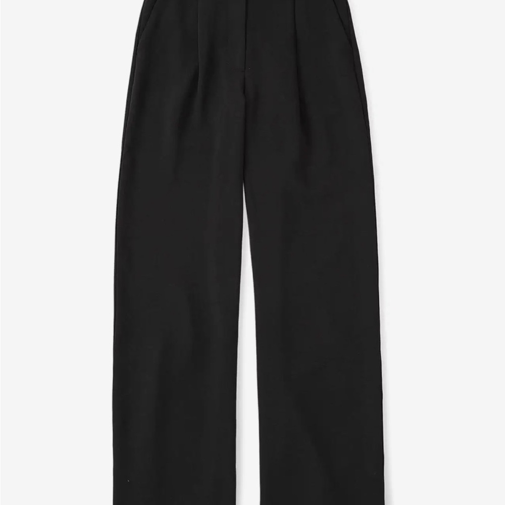 Abercrombie Women’s Premium Crepe Tailored Ultra Wide Leg Pant SHORT